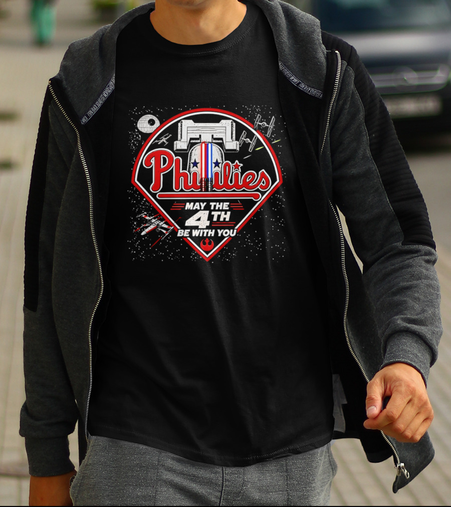 Phillies May The 4th Be With You MLB Star Wars Celebration T-Shirt