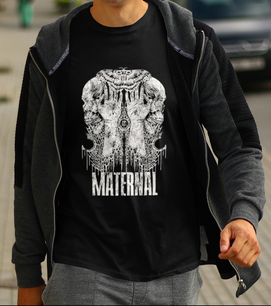 Maternal Disaster Reflecto Skull T-Shirt