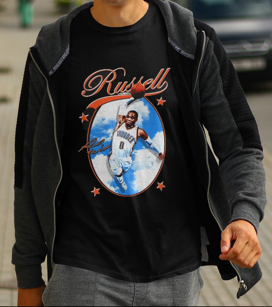 Russell Westbrook Thunder Basketball Legend T-Shirt