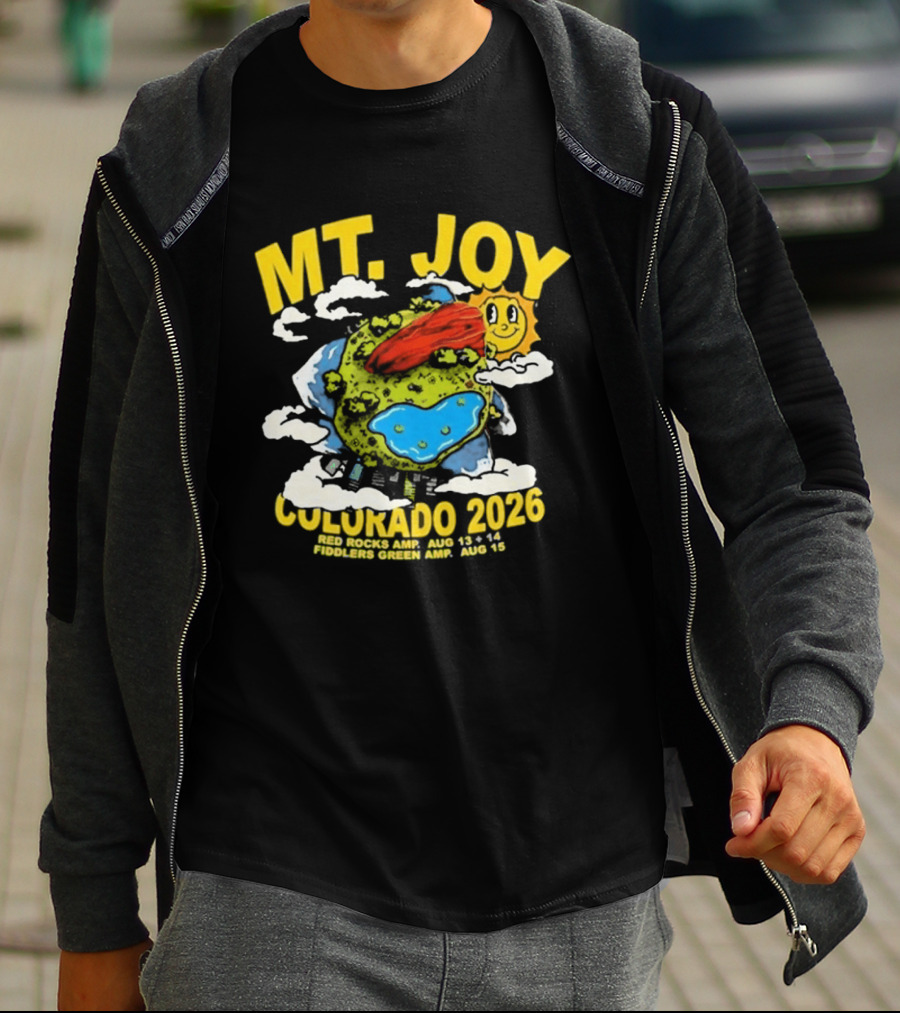 MT. Joy Colorado 2026 Red Rocks Amphitheatre August 13 Fiddler's Green August 15 T-Shirt