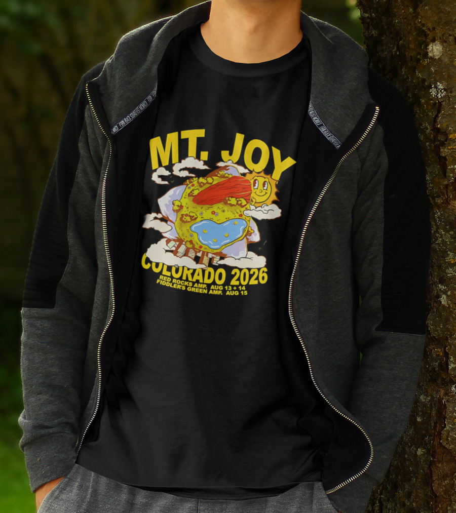 MT. Joy Colorado 2026 Red Rocks Amphitheater August 13 14 Fiddler's Green August 15 T-Shirt