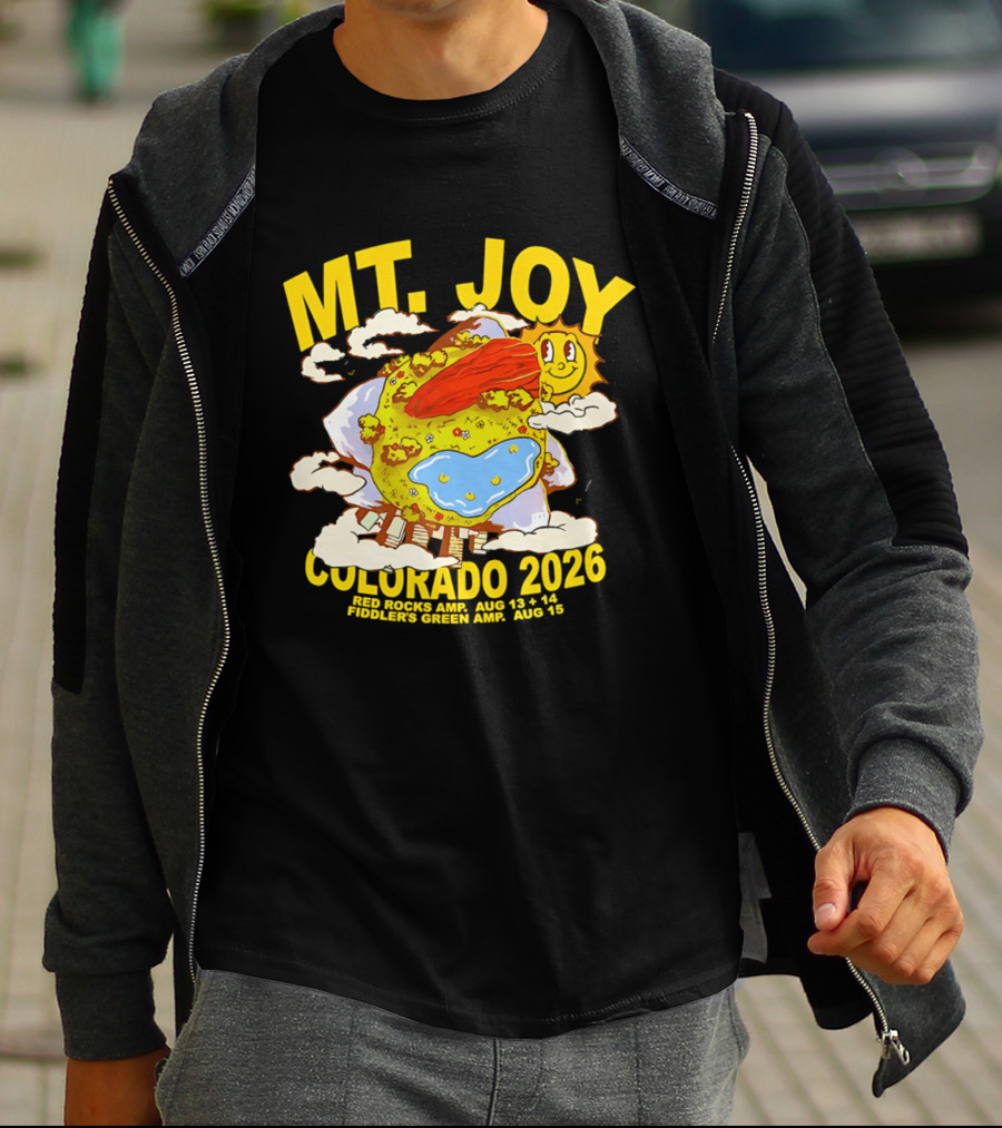 MT. Joy Colorado 2026 Red Rocks Amphitheater August 13 14 Fiddler's Green August 15 T-Shirt