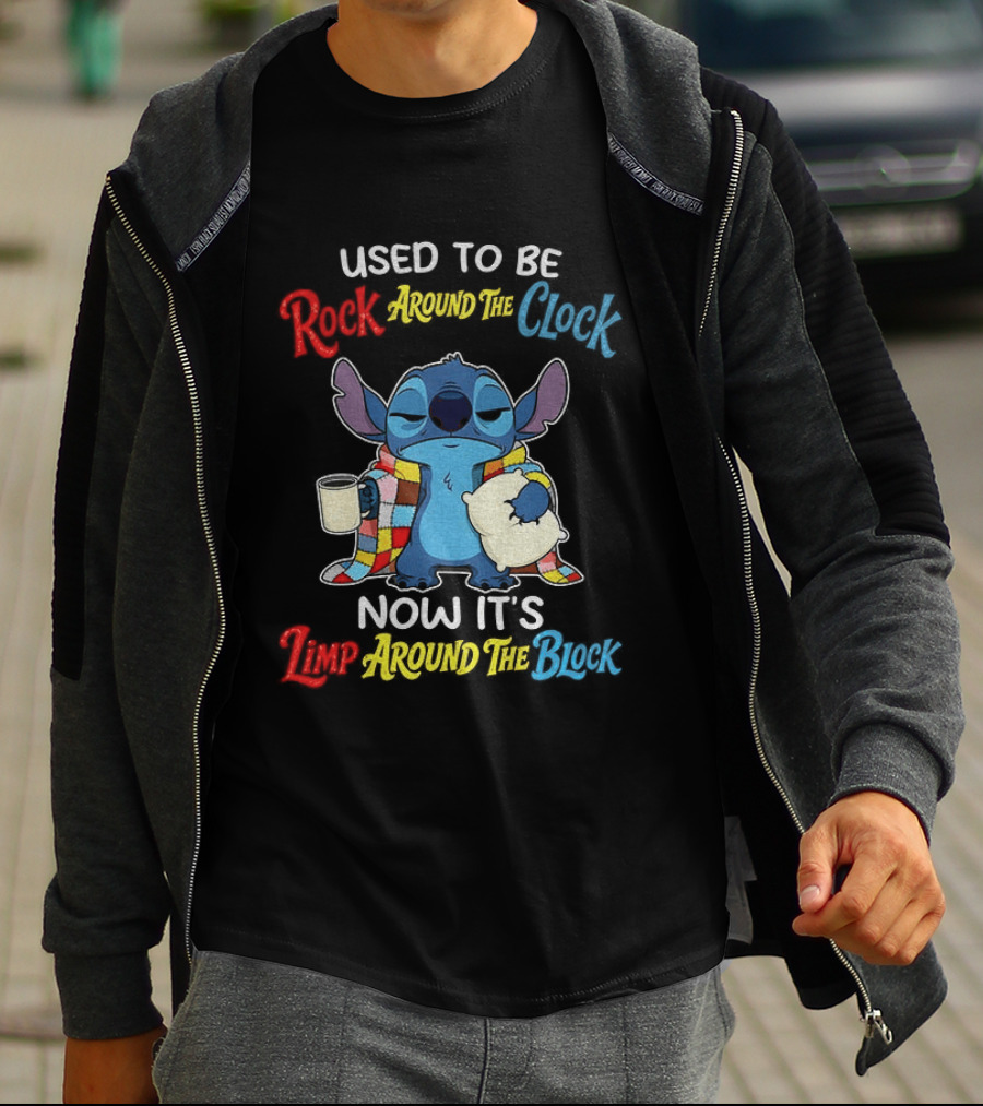 Stitch Used To Be Rock Around The Now It's Limp Around The Block T-Shirt