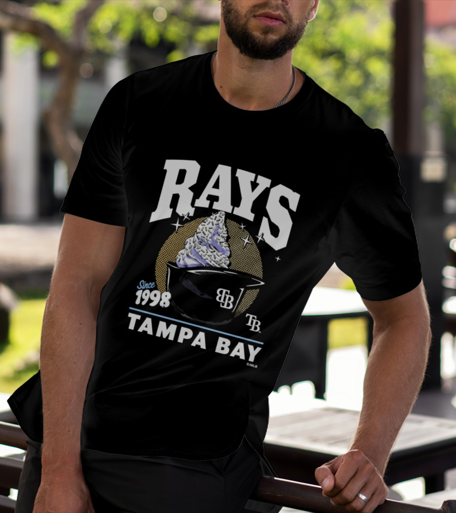 Rays Tampa Bay Since 1998 Ice Cream 2026 TB Cup T-Shirt