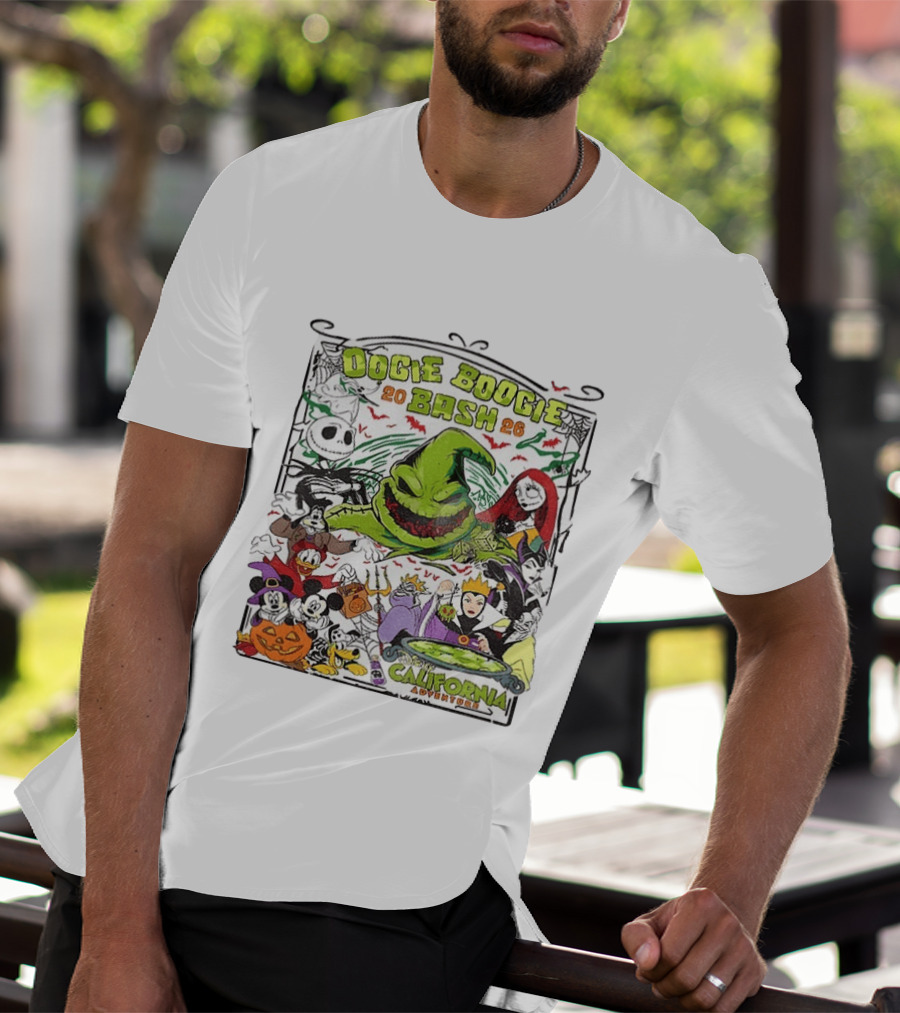 Oogie Boogie Bash 2026 Disney California Adventure Halloween Characters T-Shirt
