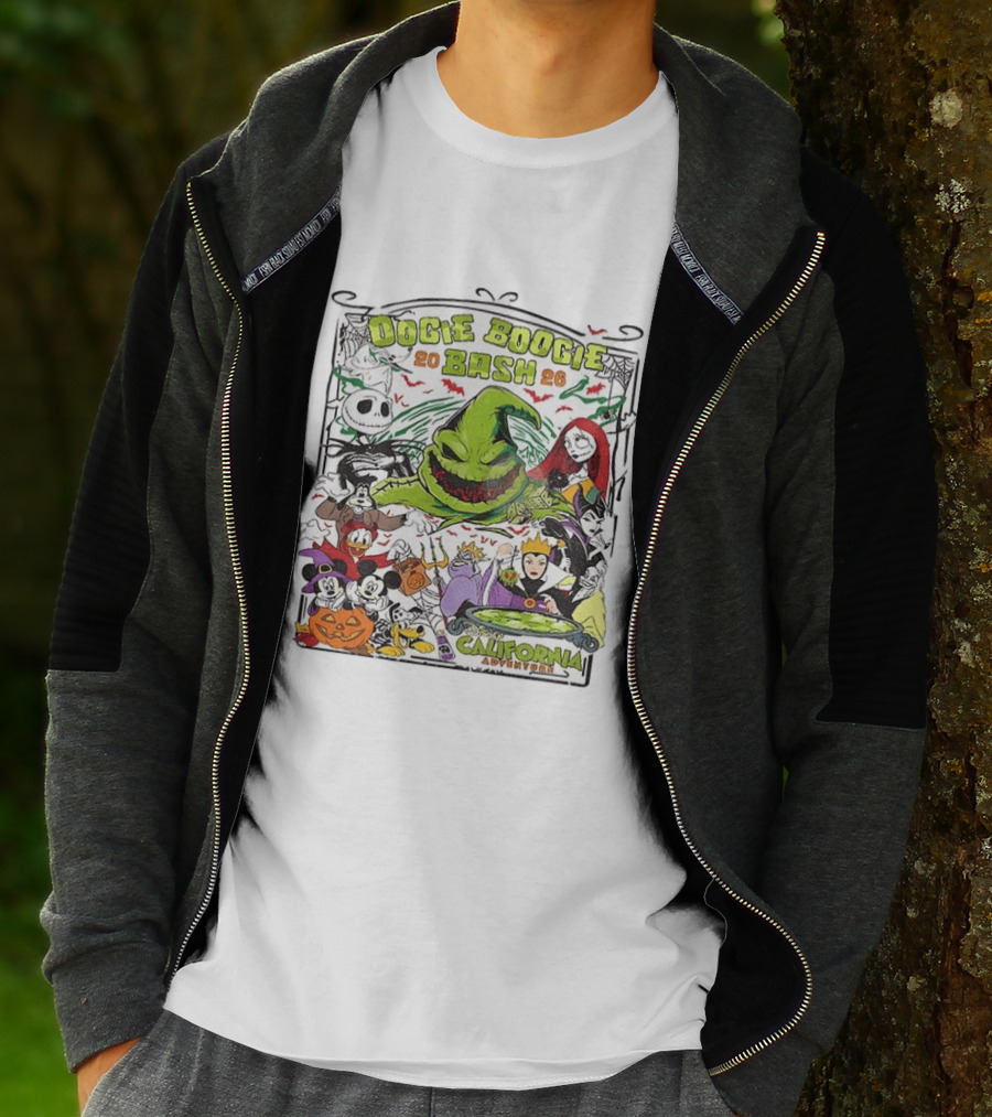 Oogie Boogie Bash 2026 Disney California Adventure Halloween Characters T-Shirt