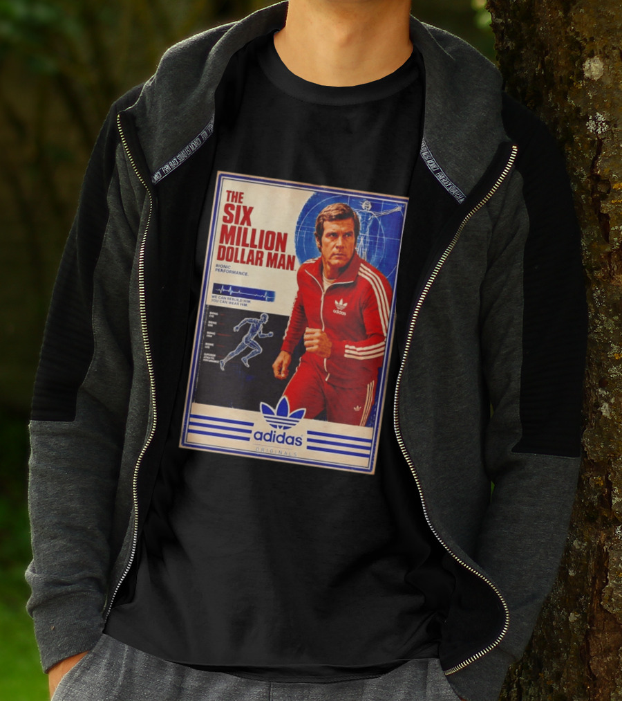 The Six Million Dollar Man Adidas Bionic Performance Originals T-Shirt