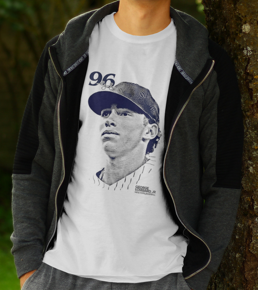 George Lombard Jr. 96 New York Yankees Baseball Lineage Series T-Shirt