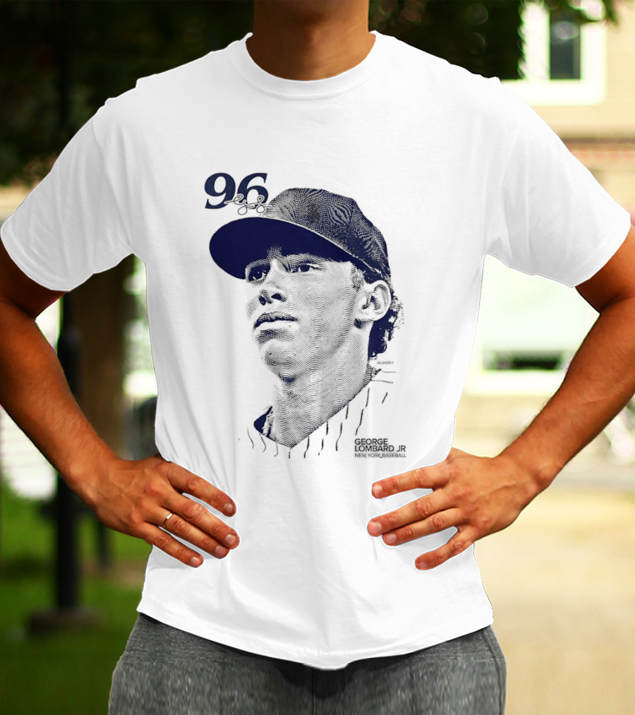George Lombard Jr. 96 New York Yankees Baseball Lineage Series T-Shirt