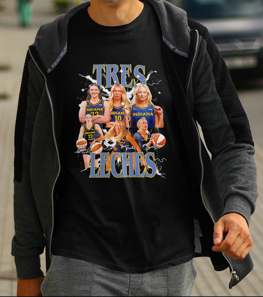 Indiana Fever Tres Leches Basketball Players T-Shirt