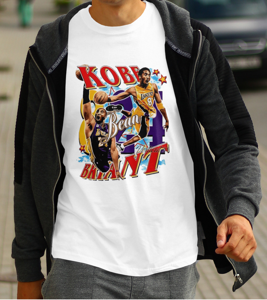 Kobe Bryant Bean Los Angeles Lakers 24 Dedication T-Shirt