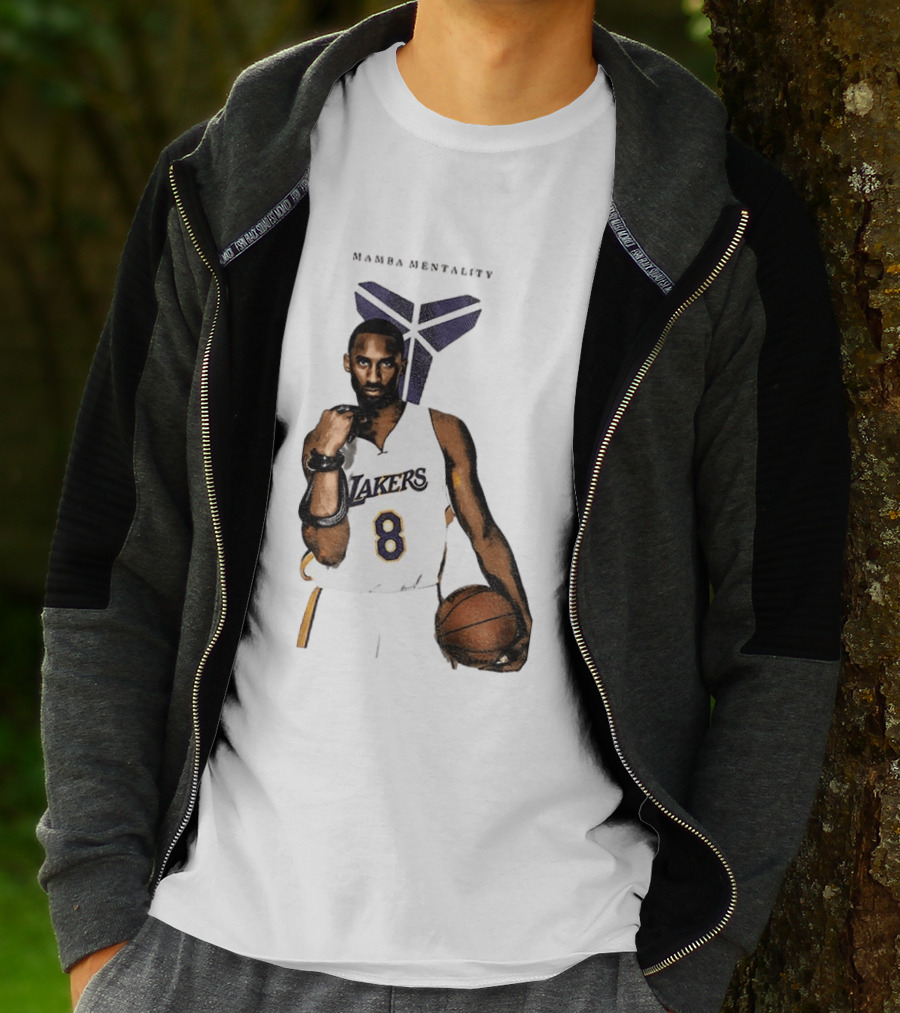 Kobe Bryant Mamba Mentality Los Angeles Lakers 8 Basketball Player T-Shirt