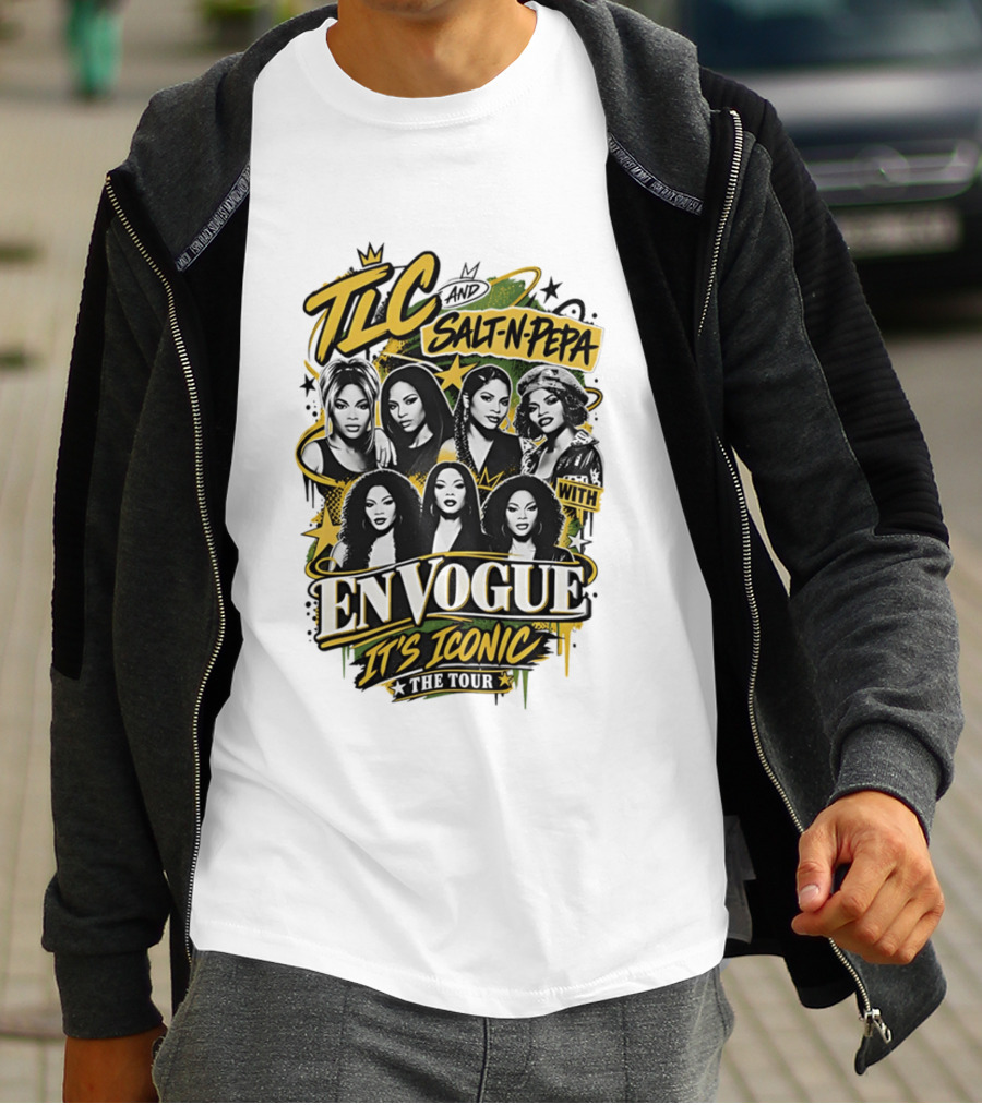 TLC Salt N Pepa En Vogue It's Iconic Tour T-Shirt
