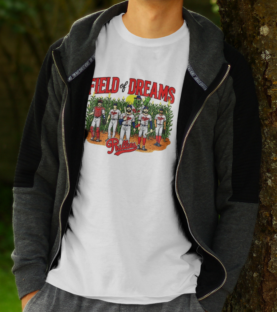 MLB Phillies Field Of Dreams 2026 Dyersville Iowa Cornfield Event T-Shirt