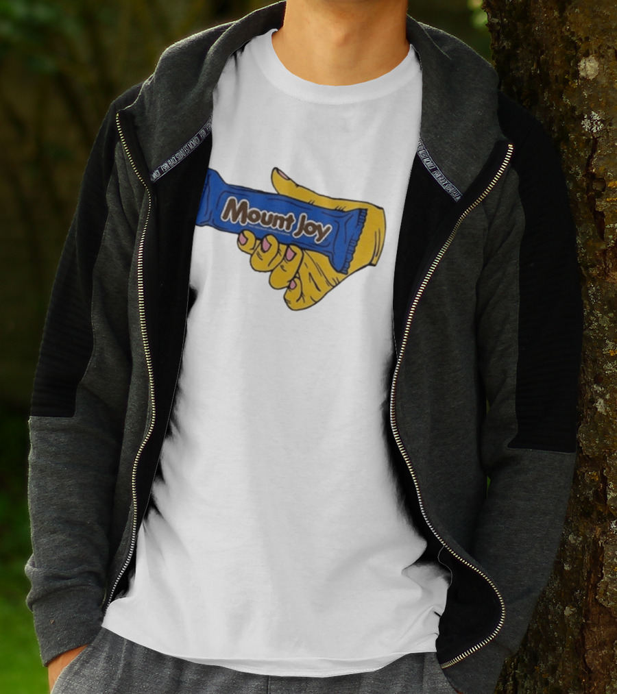 Mount Joy Candy Wrapper Hand Holding T-Shirt