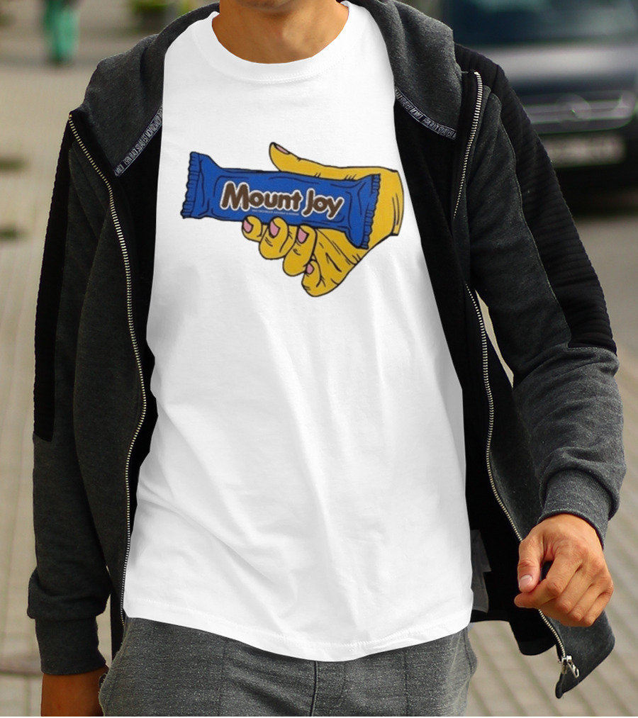 Mount Joy Candy Wrapper Hand Holding T-Shirt