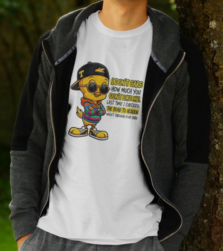 Tweety Bird I Don't Care How Much You Don't Like Me Road To Heaven T-Shirt