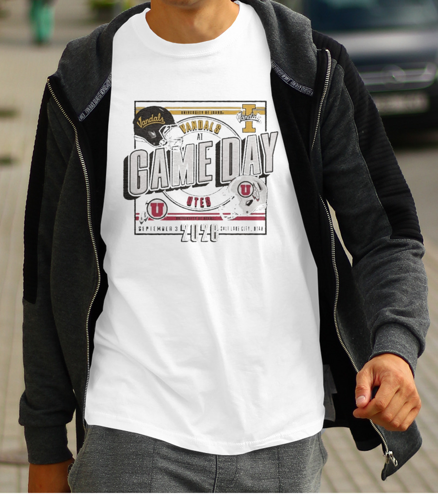 University Of Idaho Vandals At Utah Utes Game Day September 3 2026 Salt Lake City Utah T-Shirt