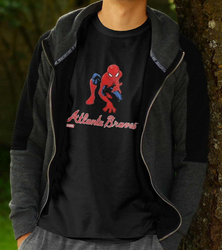 Atlanta Braves Spider Man Collaboration Marvel 2026 Brand New Day T-Shirt