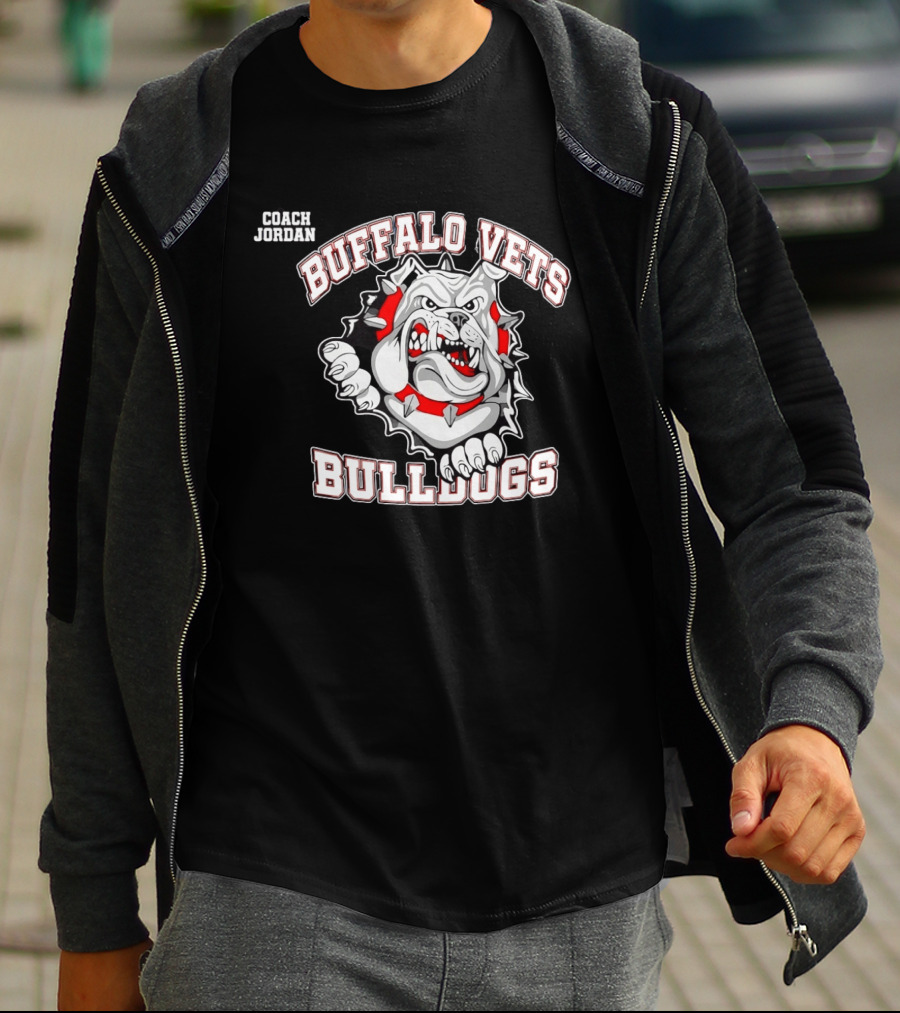 Buffalo Vets Bulldogs Coach Jordan T-Shirt