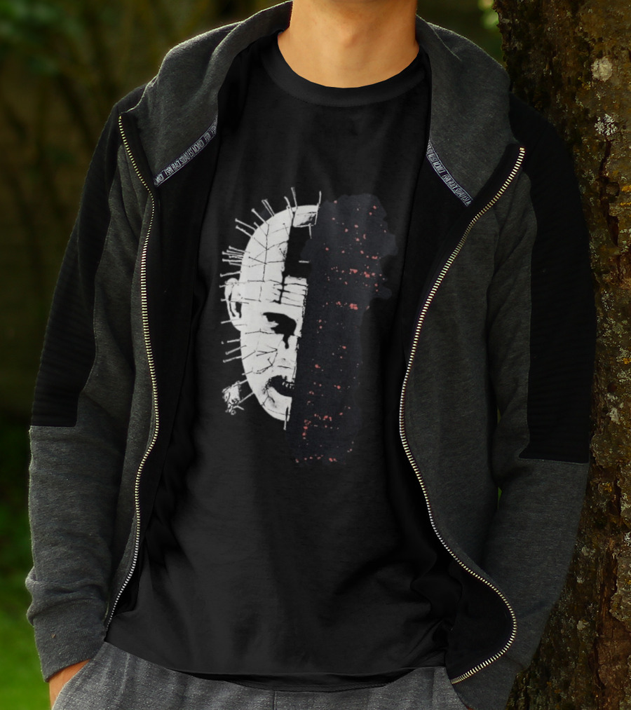 Halloween Horror Nights 2026 Hellraiser Pinhead Split T-Shirt