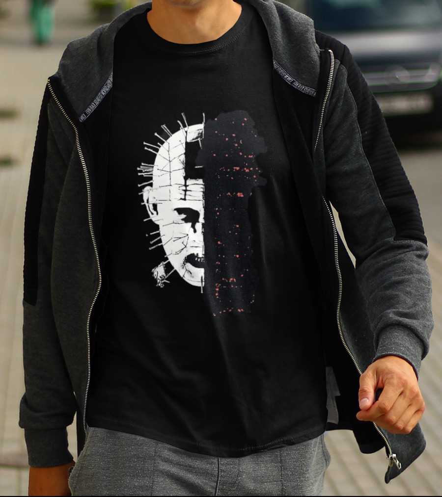 Halloween Horror Nights 2026 Hellraiser Pinhead Split T-Shirt