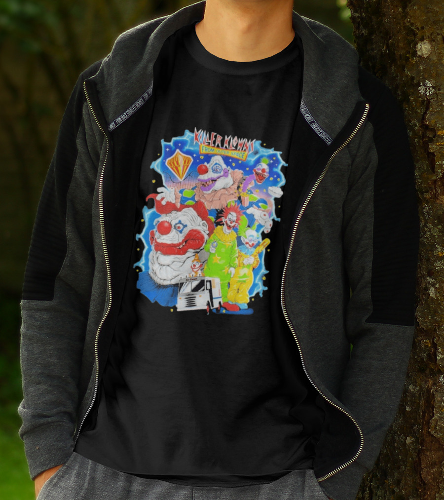 Killer Klowns From Outer Space Halloween Horror Nights 2026 Theme Park Journey T-Shirt