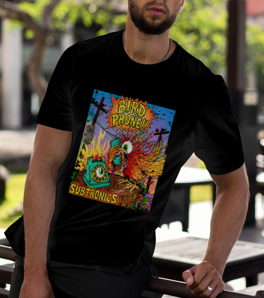 SUBTRONICS Bird Phone 2026 Friday Explosion T-Shirt