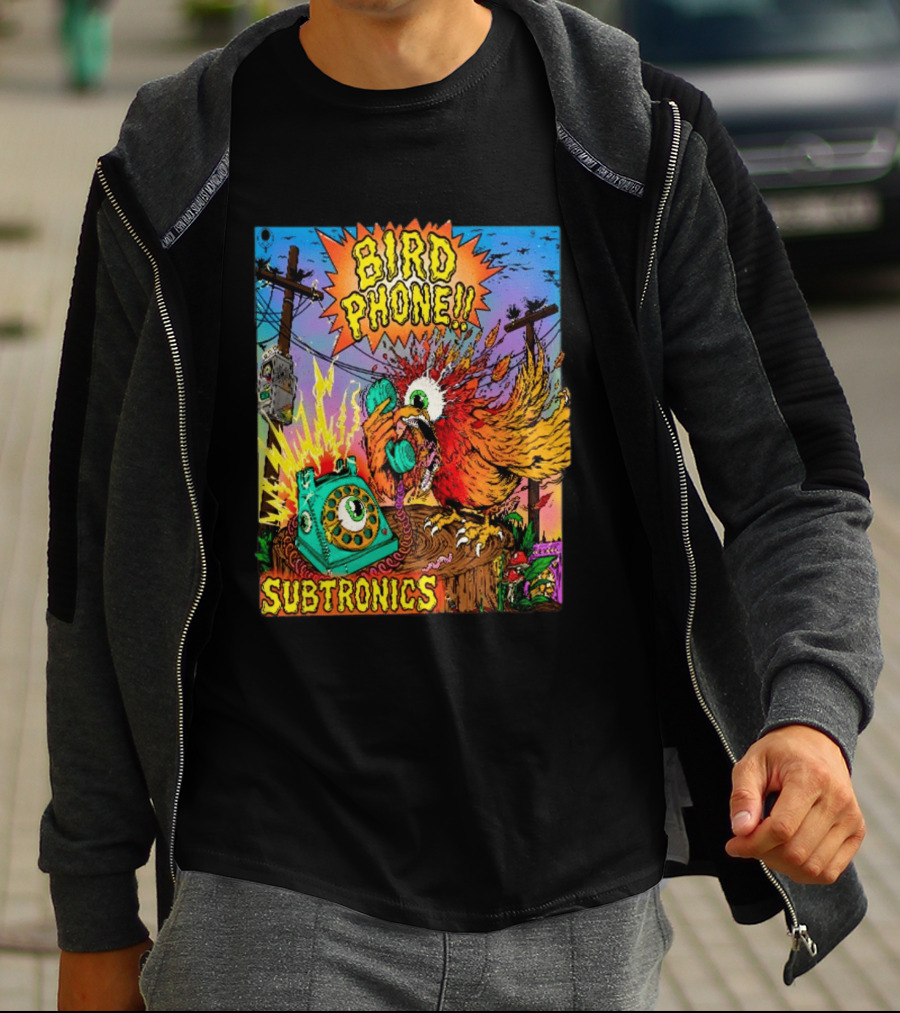 SUBTRONICS Bird Phone 2026 Friday Explosion T-Shirt