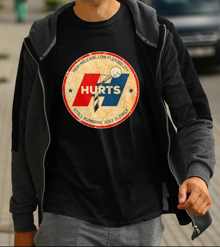 High Mileage Low Flexibility Hurts Still Running Just Slowly T-Shirt