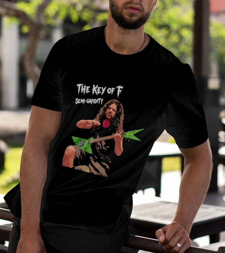 The Key Of F Semi Gayidity Dimebag Darrell Guitarist T-Shirt