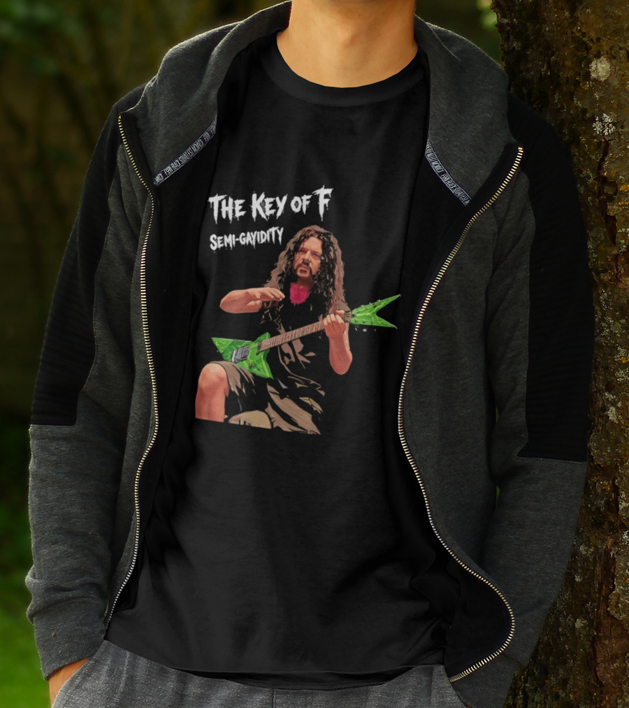 The Key Of F Semi Gayidity Dimebag Darrell Guitarist T-Shirt