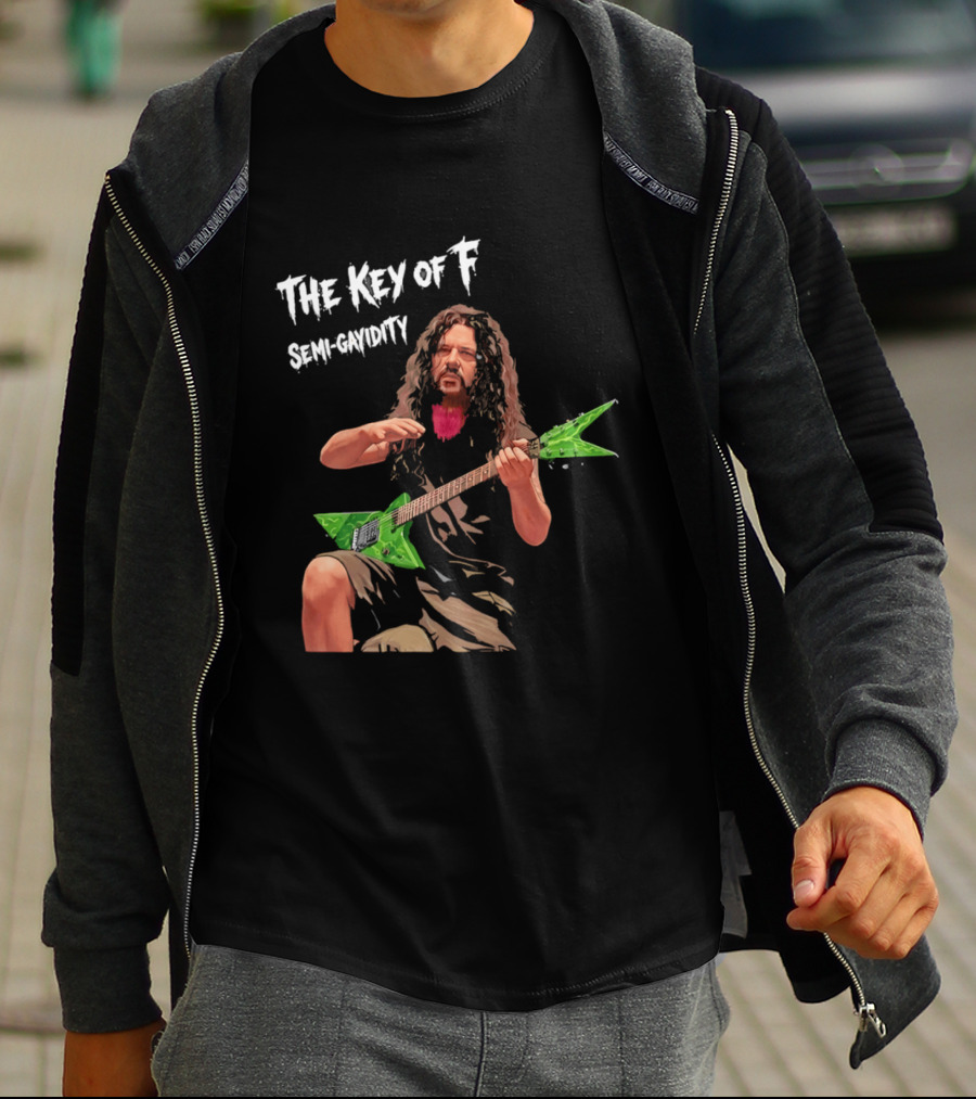 The Key Of F Semi Gayidity Dimebag Darrell Guitarist T-Shirt