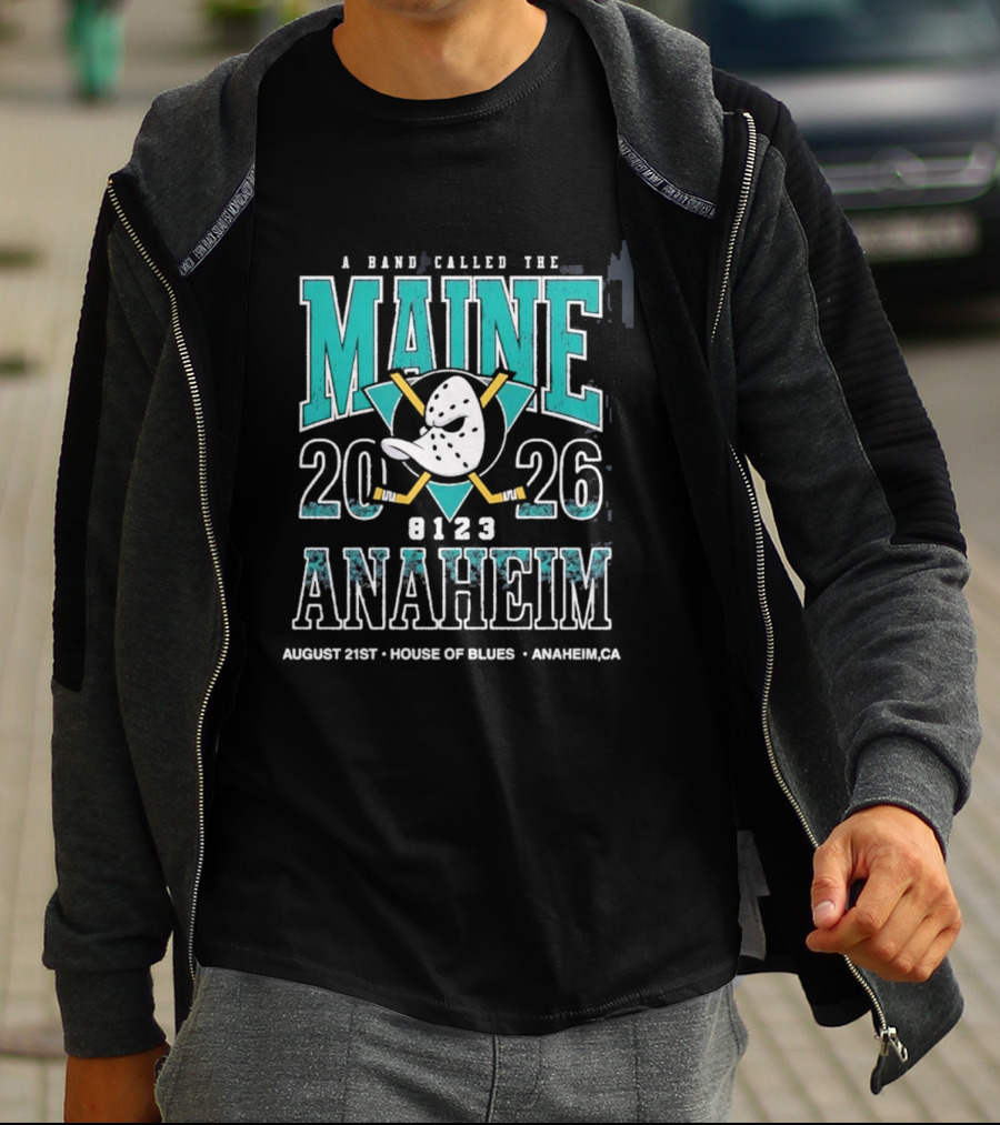 A Band Called The Maine 2026 Anaheim House Of Blues August 21 Event T-Shirt