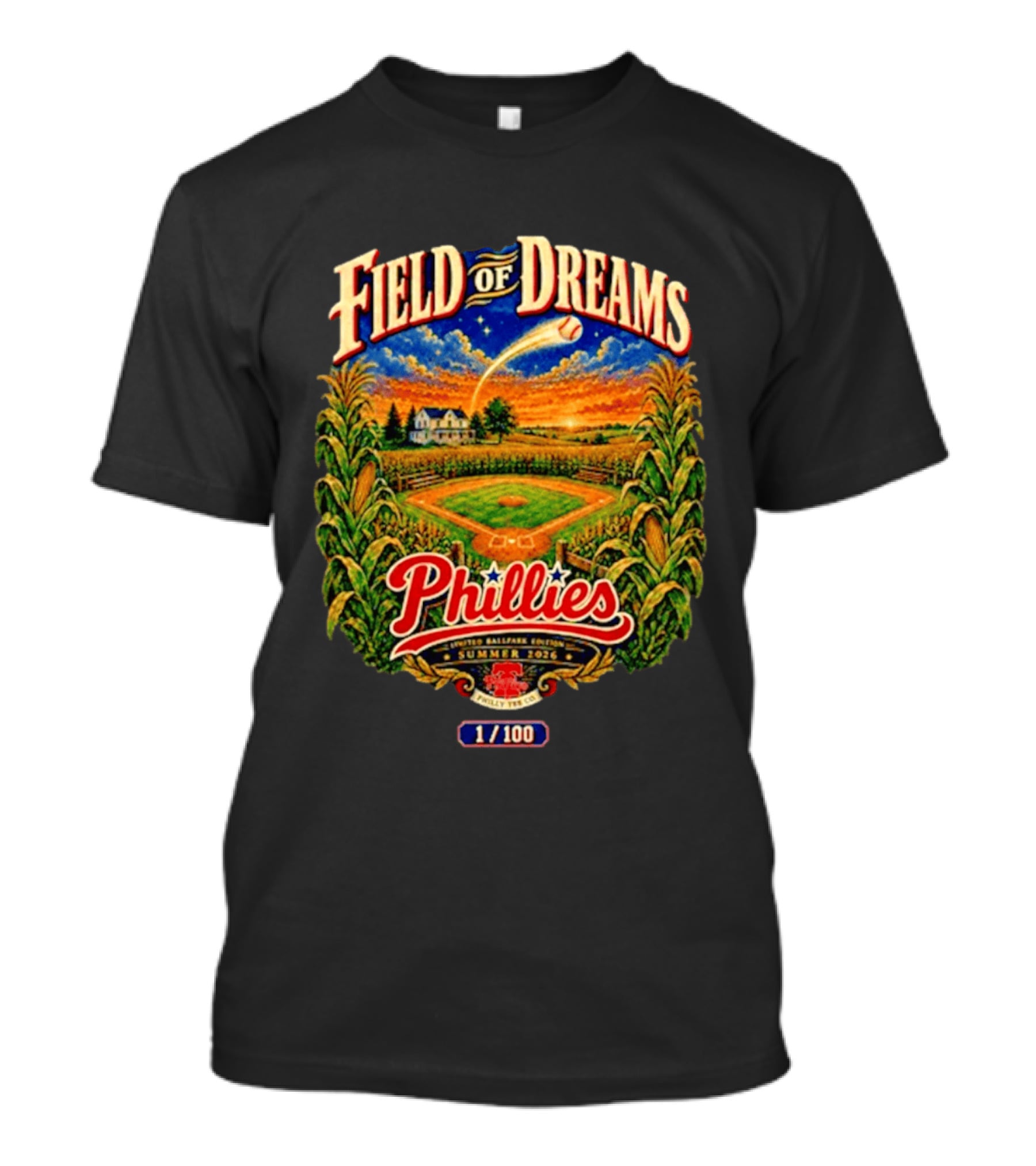Field Of Dreams Phillies Limited Ballpark Edition Summer 2026 1/100 T-Shirt