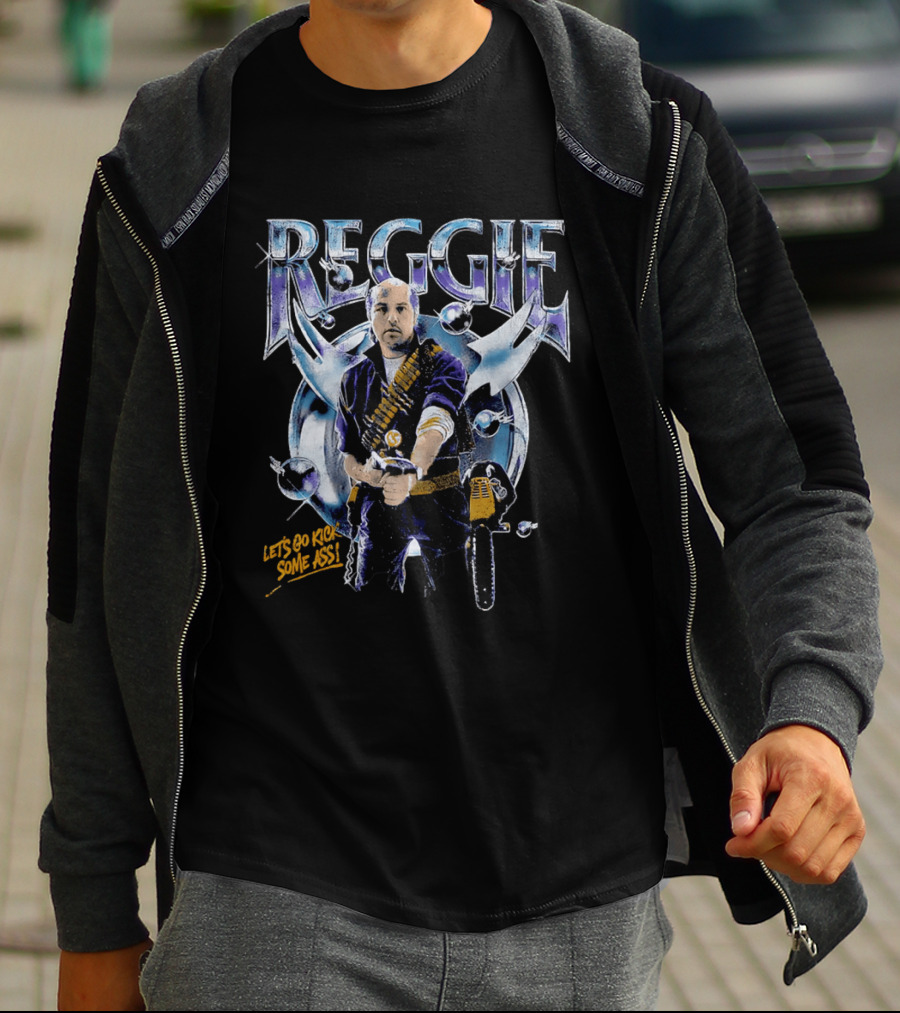Reggie Let's Go Kick Some Ass Phantasm Retro Movie T-Shirt