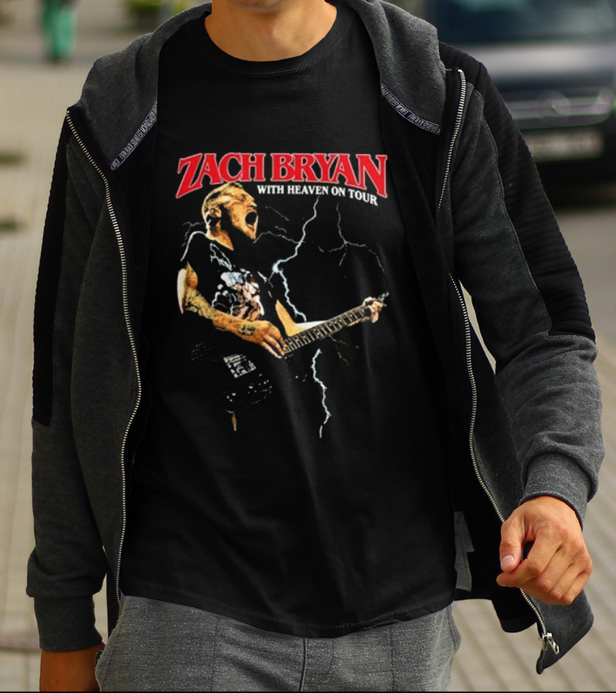 Zach Bryan With Heaven On Tour Live 8.13.2026 Empower Field Mile High Denver Co T-Shirt