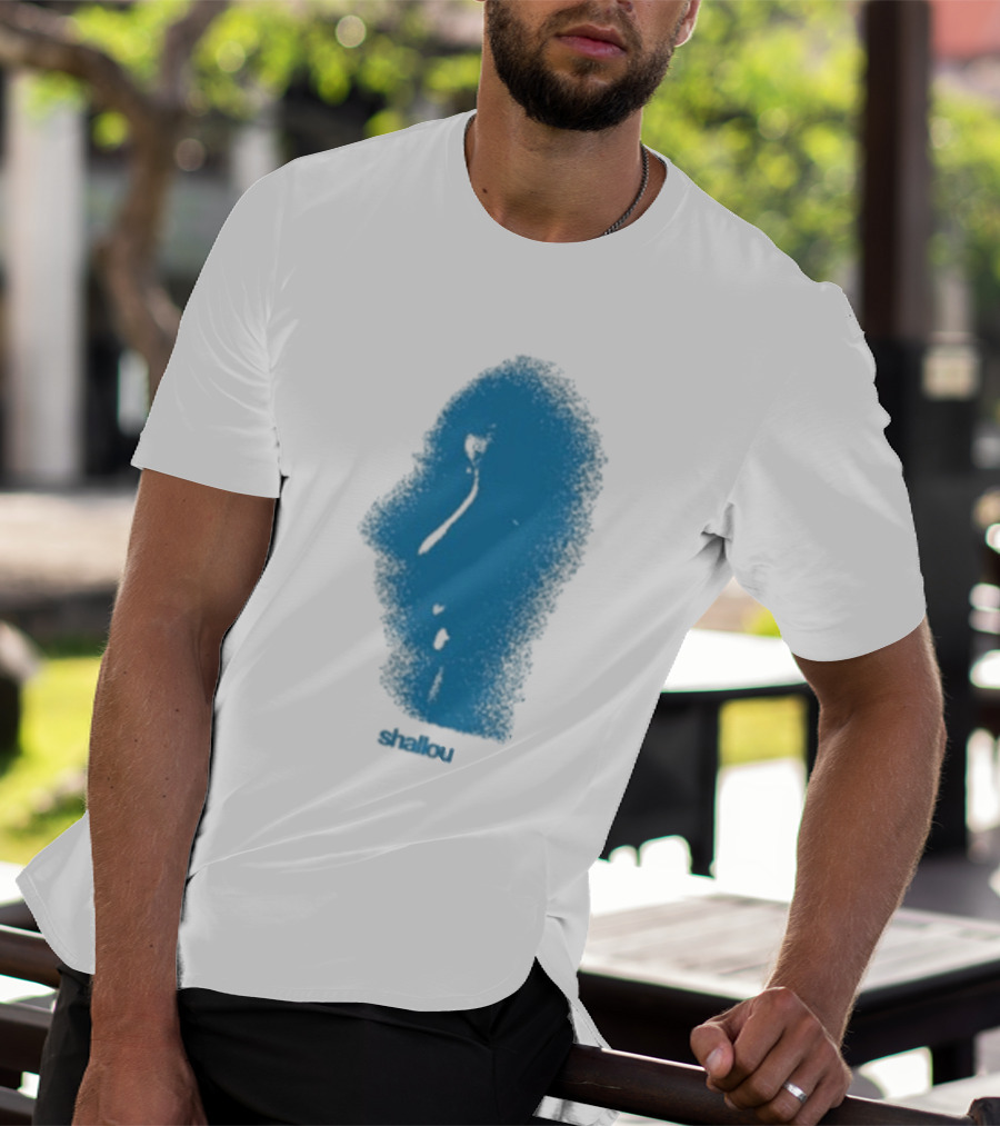 Ambient Inks Shallou Silhouette Blue Profile T-Shirt
