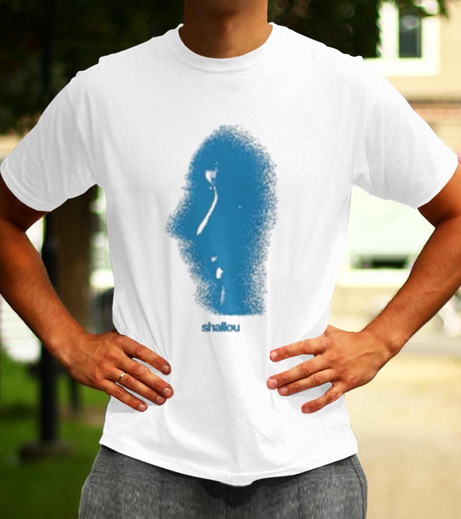 Ambient Inks Shallou Silhouette Blue Profile T-Shirt