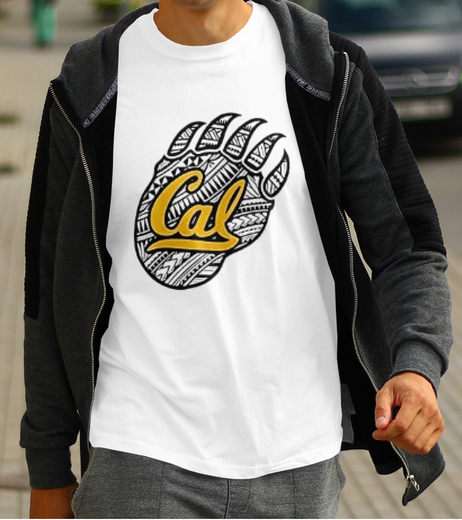 Cal Bears Football From The Bay To The Islands Bear Claw T-Shirt