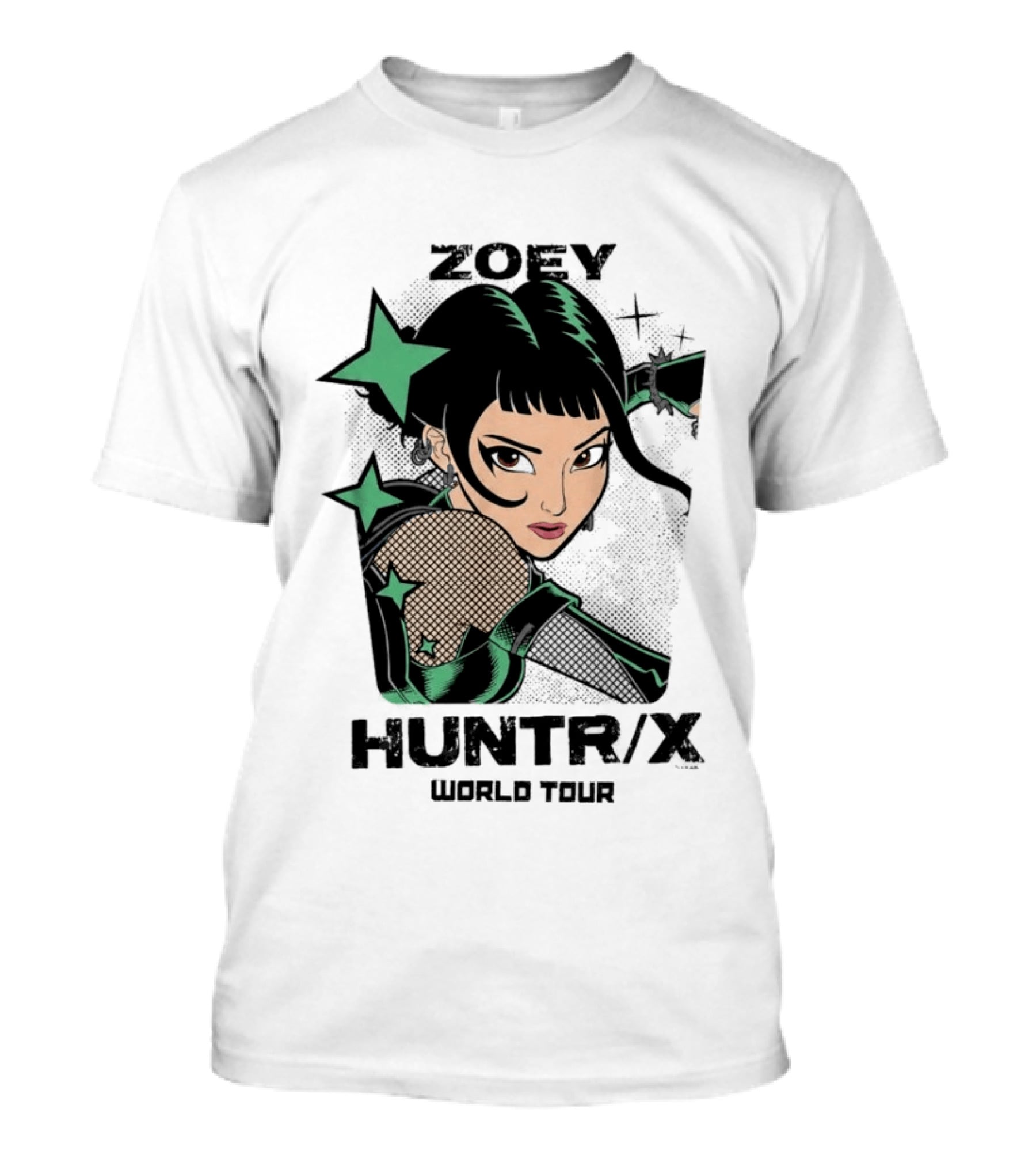 Zoey Huntr/X Girlz Tour Kpop Demon Hunters T-Shirt