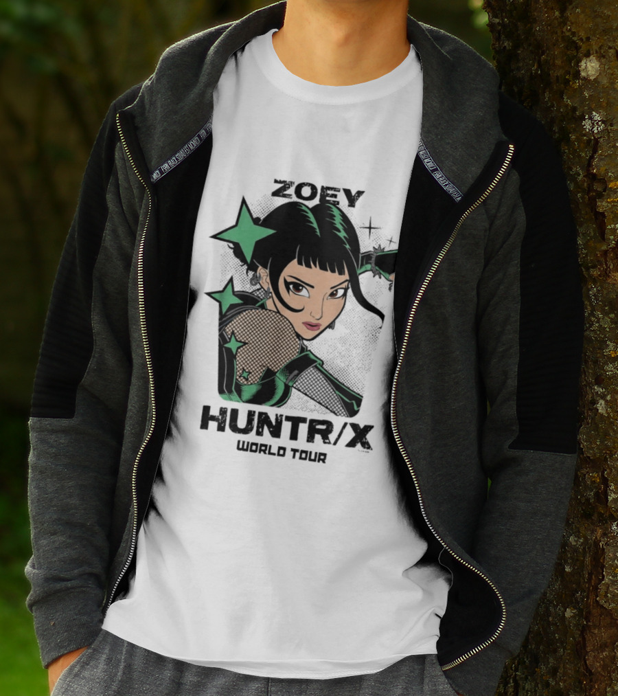 Zoey Huntr/X Girlz Tour Kpop Demon Hunters T-Shirt