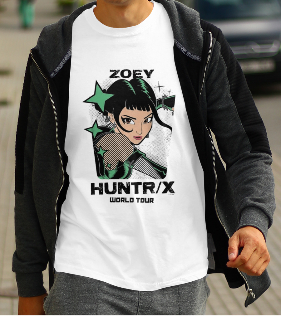 Zoey Huntr/X Girlz Tour Kpop Demon Hunters T-Shirt