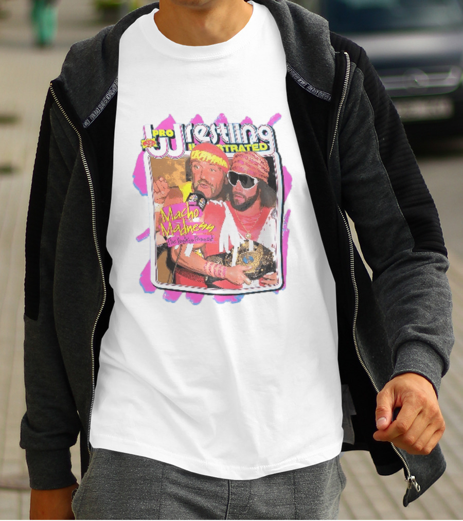 Pro Wrestling Illustrated Macho Madness The Torch Is Passed T-Shirt