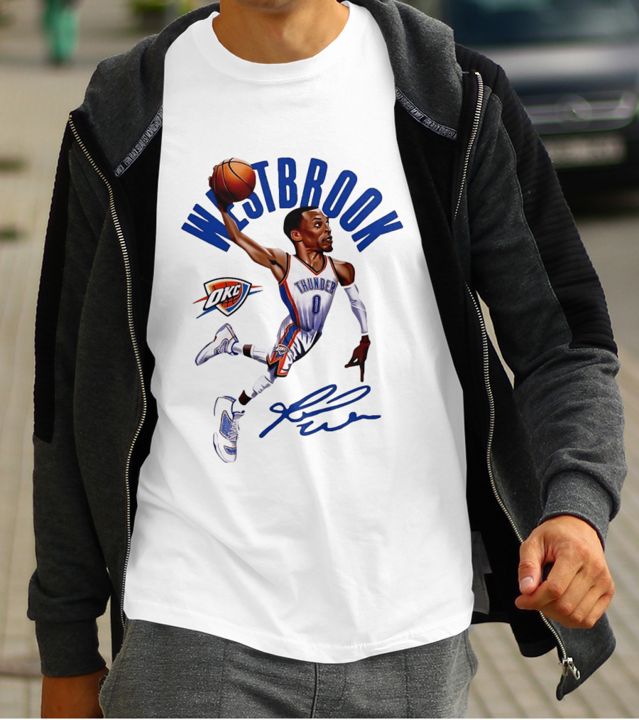 Russell Westbrook Oklahoma City Thunder OKC NBA Westbrook Thunder T-Shirt