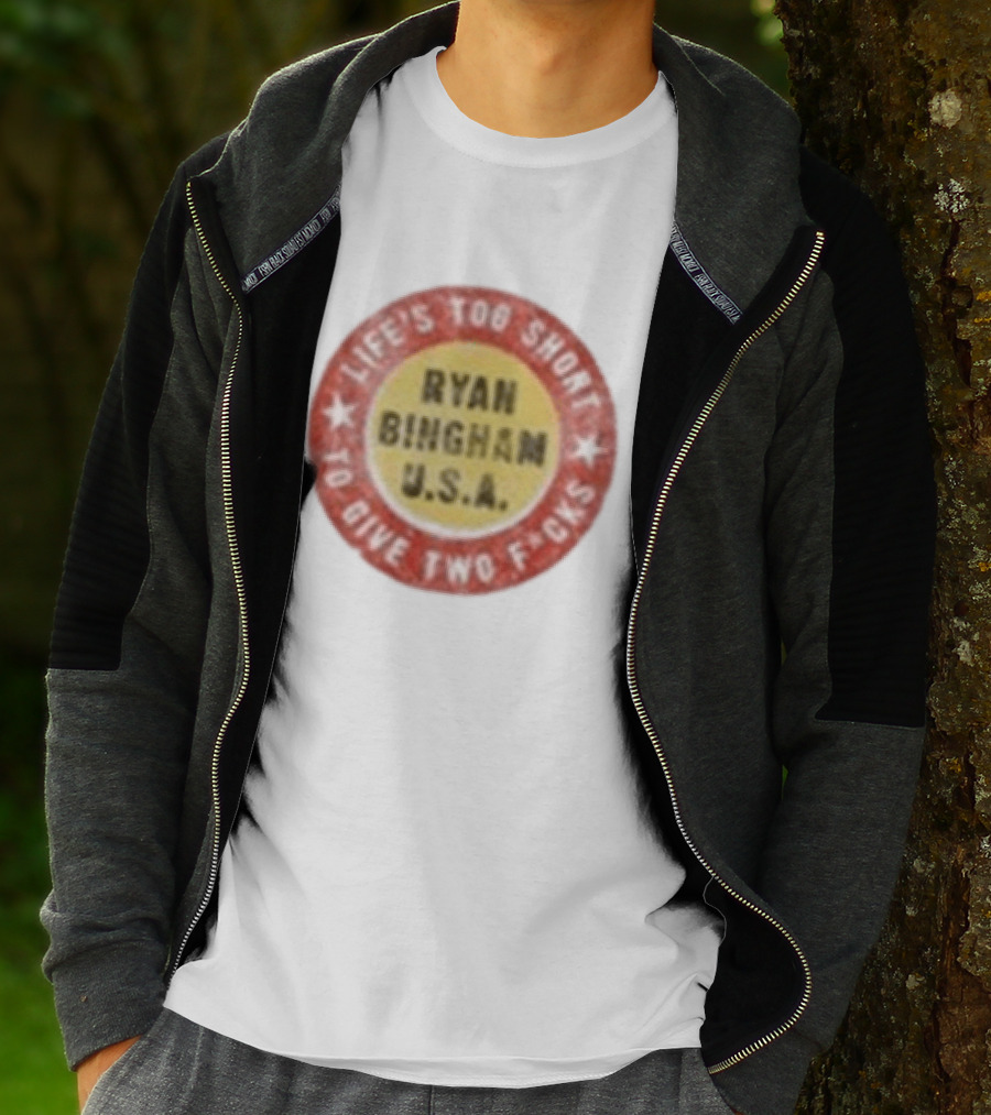 Ryan Bingham Life's Too Short To Give Two F*cks USA T-Shirt