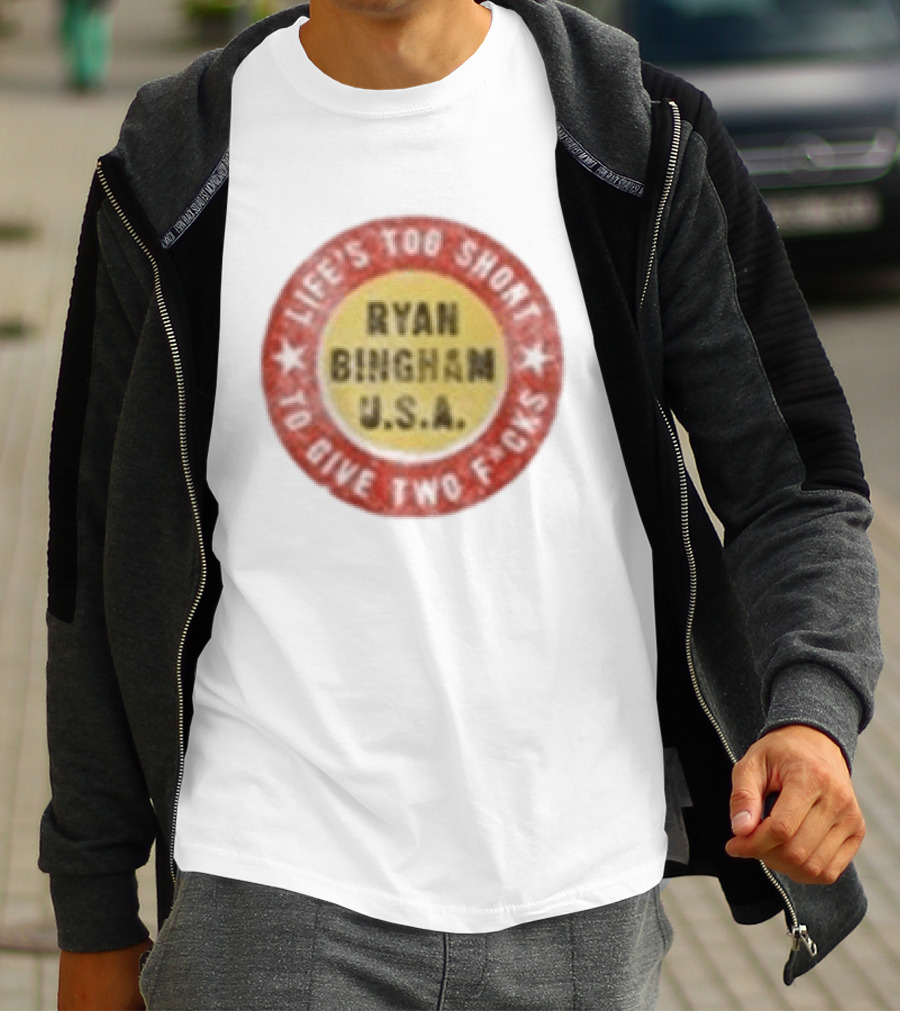Ryan Bingham Life's Too Short To Give Two F*cks USA T-Shirt