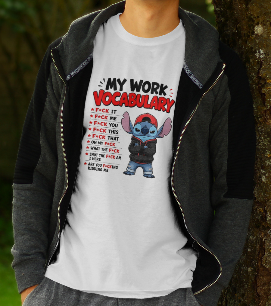 Stitch My Work Vocabulary F*ck It You This That Are You Kidding Me T-Shirt
