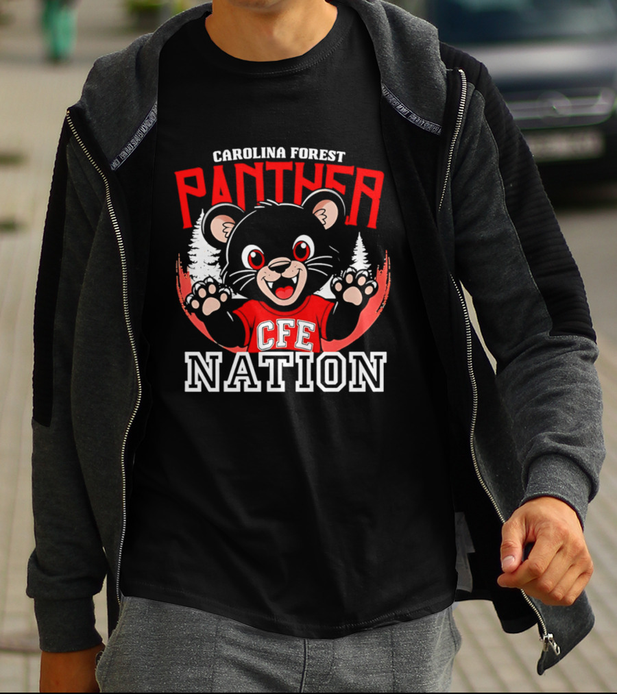Carolina Forest Panther CFE Nation Cute T-Shirt