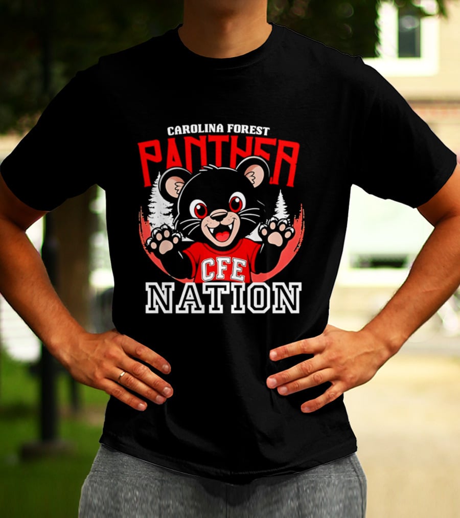 Carolina Forest Panther CFE Nation Cute T-Shirt